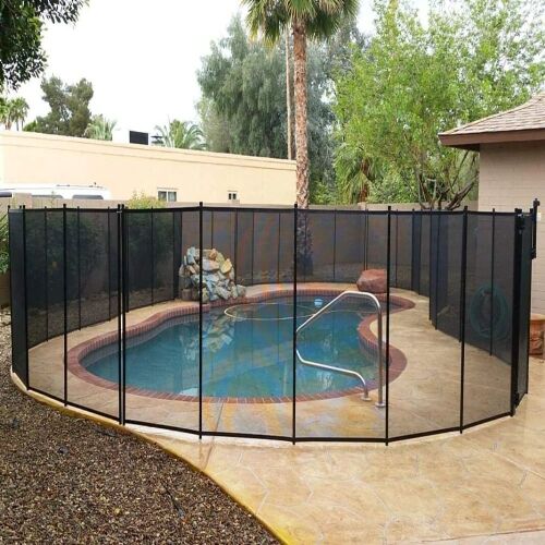 4'x12' Inground Pool Fencing - Black - Incomplete - Lot 651