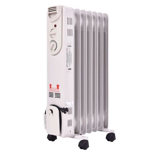 1500W Electric Oil-Filled Radiator Space Heater - Lot 960