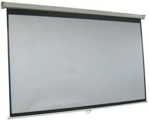 84" Manual Pull-Down Projection Screen 16:9 - Lot 114