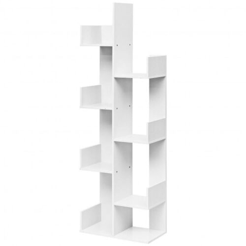 8-Tier Bookshelf Bookcase with 8 Open Compartments - Lot 192