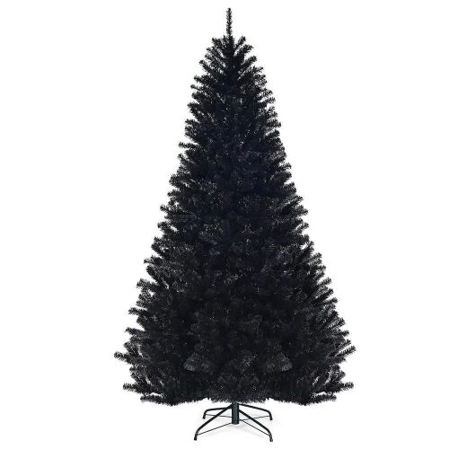7.5' Unlit Artificial Christmas Tree - Black - Lot 531