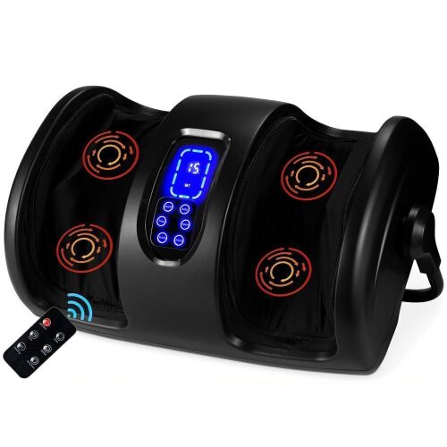 Reflexology Shiatsu Foot Massager w/ High-Intensity Rollers, Remote Control - Lot 433