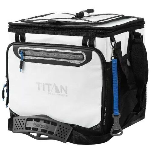 Titan Deep Freeze 26qt Hardwall Collapsible Cooler - White - Lot 730
