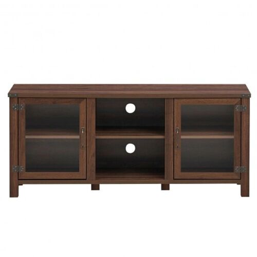 57" Entertainment Center - Walnut - Lot 210