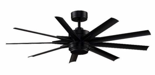 Slinger v2 72" Ceiling Fan - Black, No Remote - Lot 74