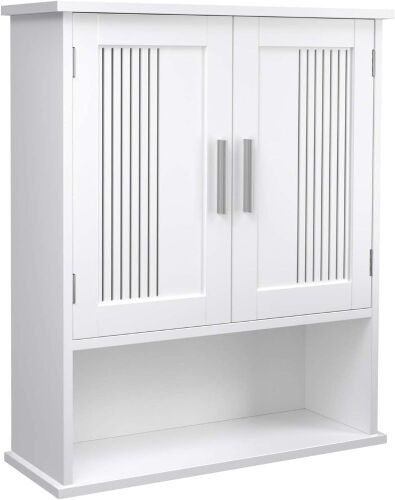 Bathroom Wall Cabinet - White, Cosmetic Damage - Lot 405