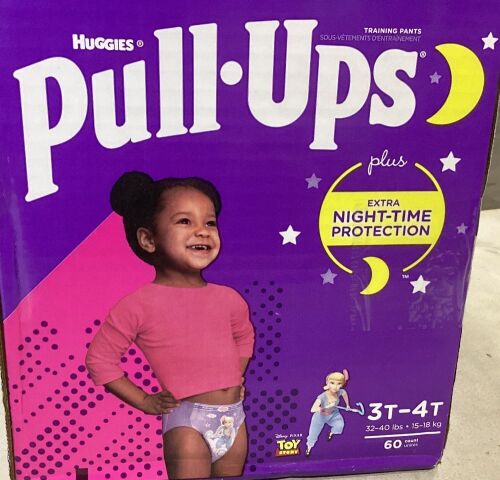 60-Count Huggies Pull-Ups Nighttime Training Pants - Lot 660