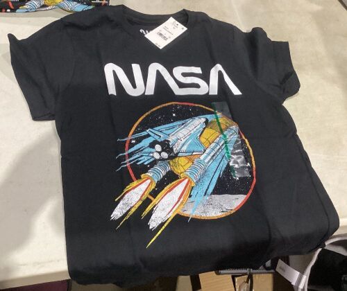 Lot of (19) NASA Kids T-Shirts - (8) Kids Small, (11) Kids Medium - Lot 316