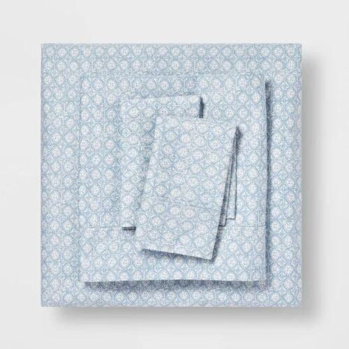400 Thread Count Printed Performance Sheet Set - Queen Size - Lot 1014