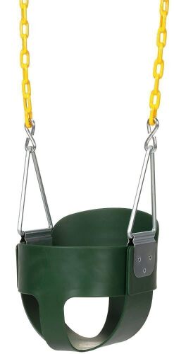 High Back Full Bucket Swing - Green - Lot 383