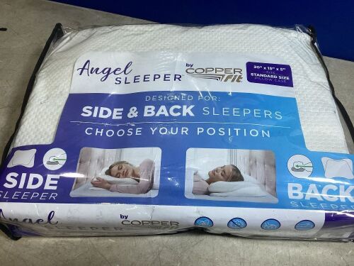 Side and Back Sleeper Pillow - Standard Size - Lot 349