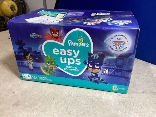 124-Count Pampers Easy-Ups Training Underwear - Lot 482