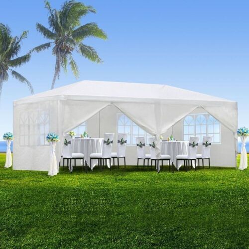 10'x20' Outdoor Canopy Tent - White - Lot 476