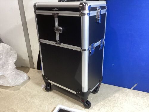Makeup Train Case - Black - Lot 489