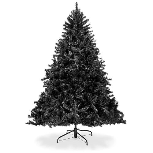 7.5' Artificial Full Black Christmas Tree - Lot 583