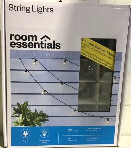 Room Essentials String Lights - 20 Lights - Lot 783
