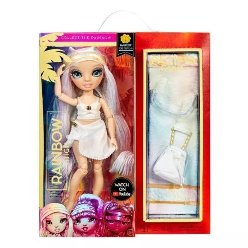 Lot of (2) Rainbow High Pacific Coast Margot De Perla Fashion Dolls - Lot 740