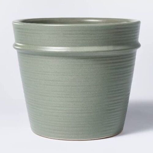 9"x10.5" Threshold Planter - Stone Gray - Lot 892