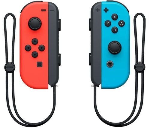 Nintendo Switch Joy-Con Controller Pair - Neon Red/Blue - Lot 326