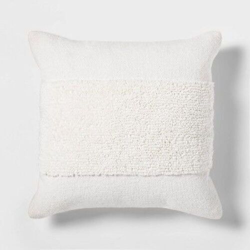 Lot of (2) 18"x18" Modern Tufted Square Throw Pillows - Lot 939