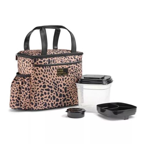 Fit & Fresh Mapleton Lunch Kit with Containers - Brown - Lot 984