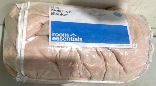 50"x70" 12lb Weighted Blanket Set - Lot 1053