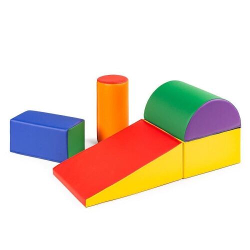 5-Piece Kids Climb & Crawl Soft Foam Shapes Structure Playset - Lot 757