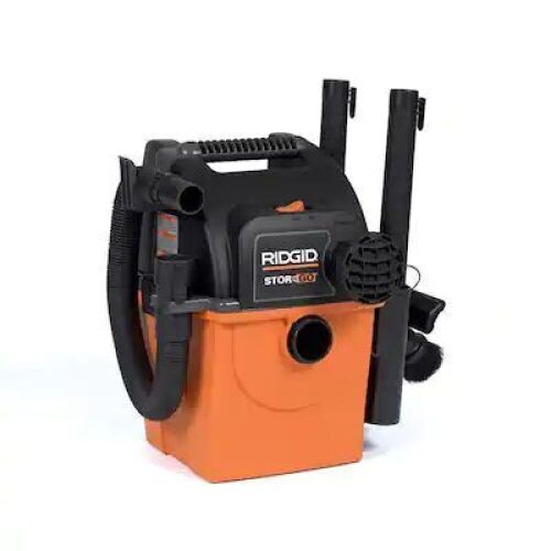 Ridgid 5gal Wet/Dry Shop Vacuum with Filter, Hose, and Accessories - Lot 874
