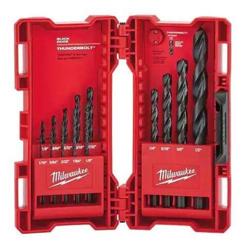 Milwaukee 14-Piece Black Oxide Drill Bit Set - Lot 72