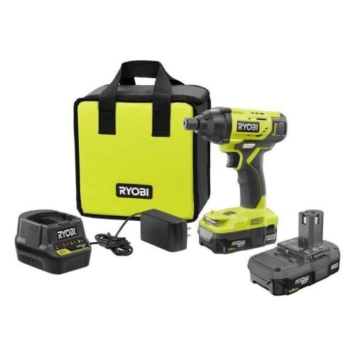 Ryobi 18V Battery-Operated 1/4" Impact Driver Kit - Lot 85