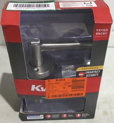 Kwikset Entry Lever Lock Set - Lot 1052