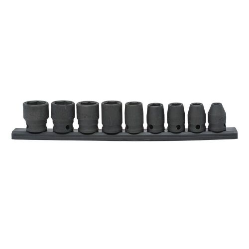 Husky 9-Piece 3/8" Drive Standard SAE Impact Socket Set - Lot 1070