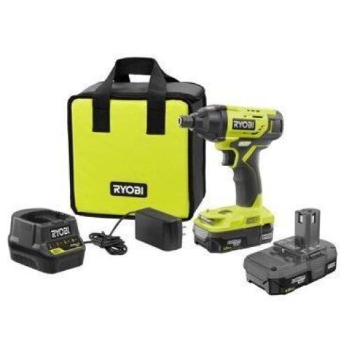 Ryobi 18V 1/4" Cordless Impact Driver Kit - Lot 65