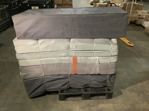 Lot of (4) Folding Portable Mattress Toppers, Various Sizes  - Lot 1071