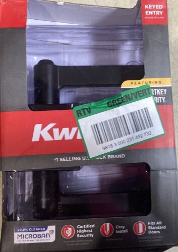 Lot of (3) Kwikset Keyed Entry Levers - Lot 245