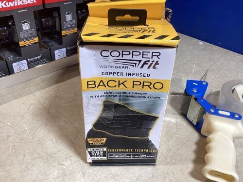 Copper Fit Back Pro Compression and Support Brace - Lot 337