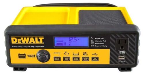 30 Amp Automotive Portable Car Battery Charger with 80 Amp Engine Start and Alternator Check - Lot 249