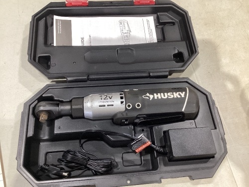 Husky 3/8 in. Drive 12-Volt Lithium-Ion Cordless Ratchet - Lot 804