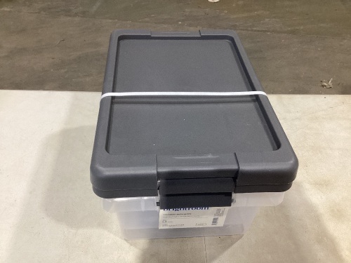 Brightroom Small Stackable Latching Bins, 2 Ct - Lot 1097