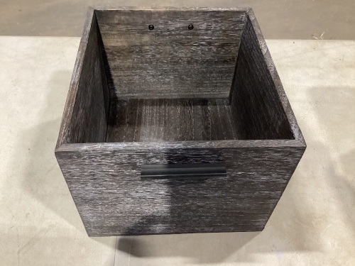 Lot of (4) Small Decorative Wood Crate 8"x11" - Lot 1035