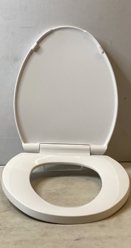 Toilet Seat/Lid, White, May Be Missing Hardware - Lot 115