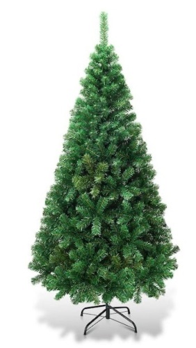 5 ft. Green PVC Hinged Xmas Pine Artificial Christmas Tree - Lot 123