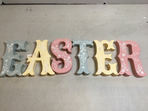 EASTER Wooden Letter Decor - Lot 223
