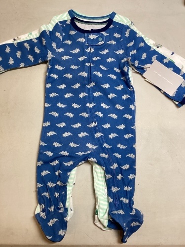 Lot of 12 Zip-Up Infant Boy Sleepers, 3-6 Months - Lot 405