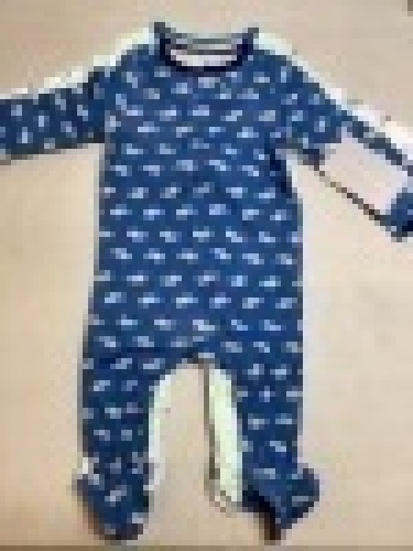 Lot of 12 Zip-Up Infant Boy Sleepers, 3-6 Months - Lot 430