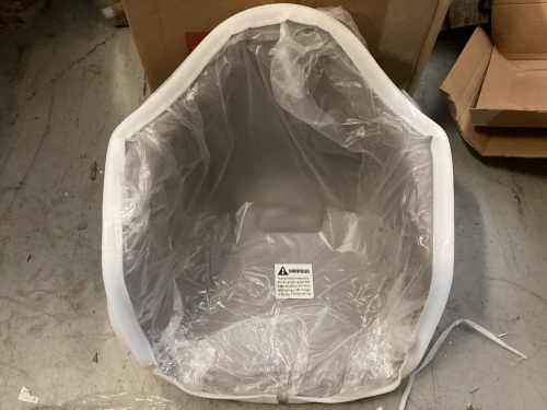 Curved Chair, Gray - Lot 239