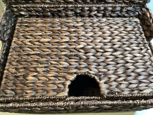 Set of 2 Wicker Storage Baskets - Lot 375