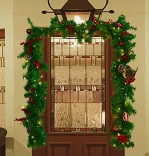 MorTime 9 FT LED Christmas Garland - Lot 142