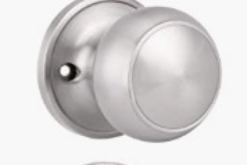 10 Probrico Classic Closet Door Knobs, Satin Nickel - Lot 251