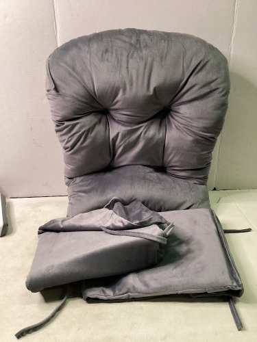 Tufted Chair Cover, Missing Seat & Footrest Pieces - Lot 162